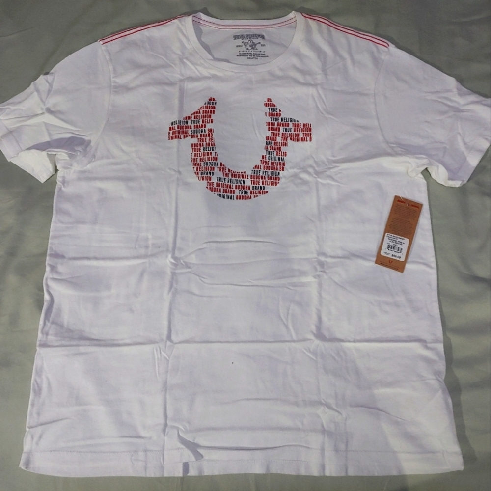 True Religion Hrseshoe Verb SS Elng Crew Neck t-shirt Size XXL
